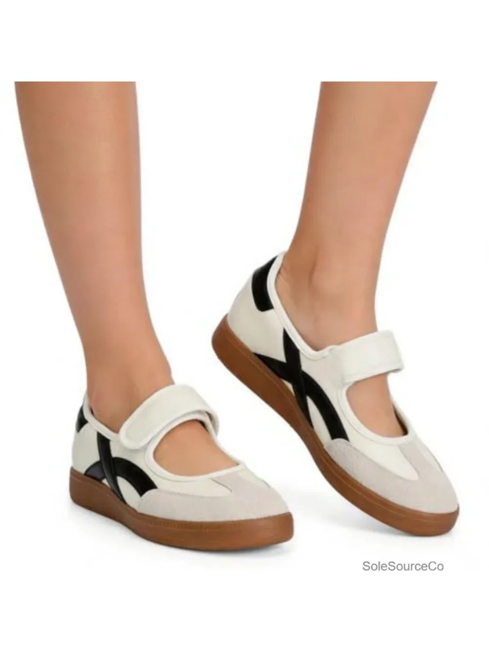 Women's Mary Jane Slip On Tennis Shoes Lightweight Walking Casual Fashion
